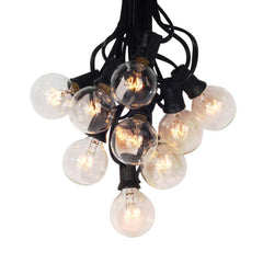 Black Wire Bulb String Lights