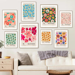 Blooming Flowers Gallery Wall Canvas Posters