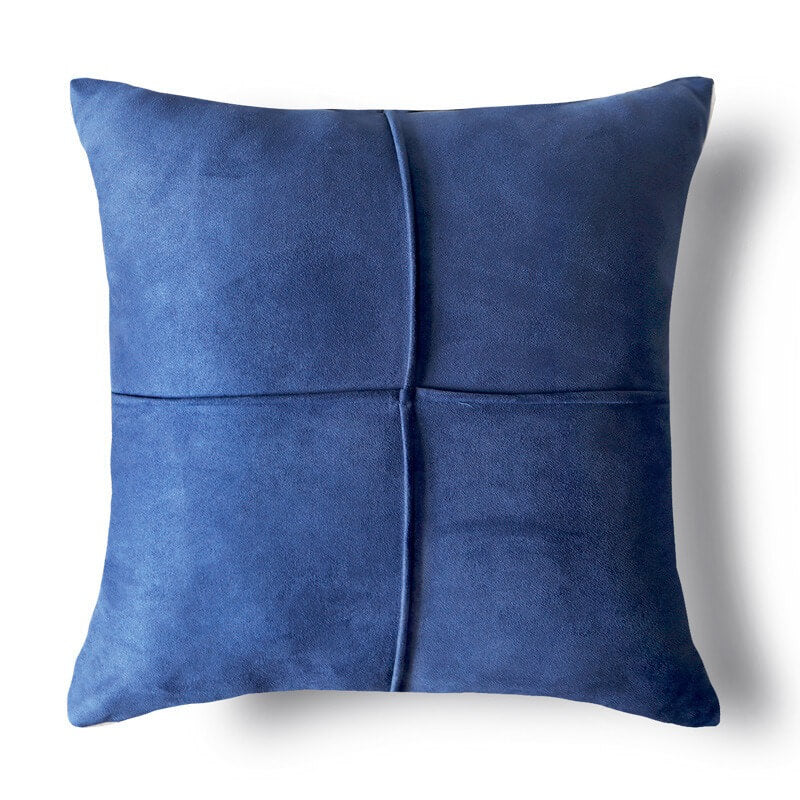 Preppy Blue Tufted Cushion Cover