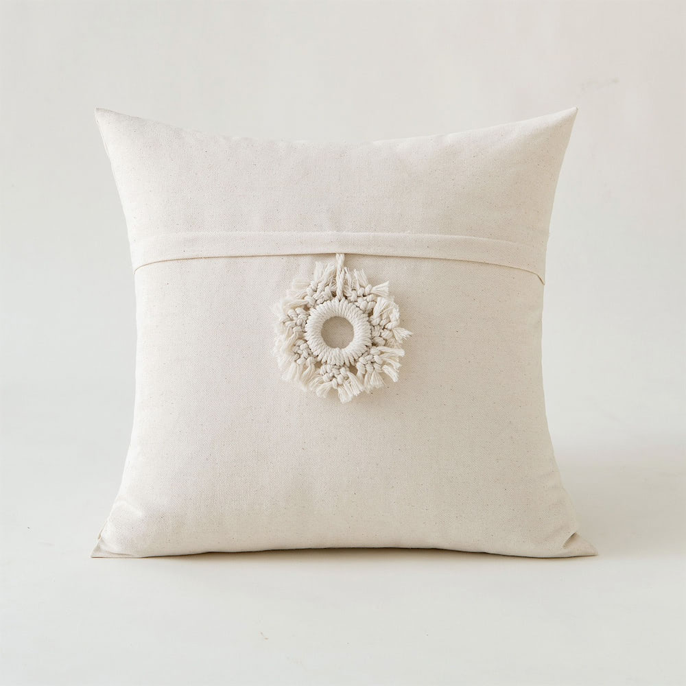 Boho Tassels Tufted Cushion Cover