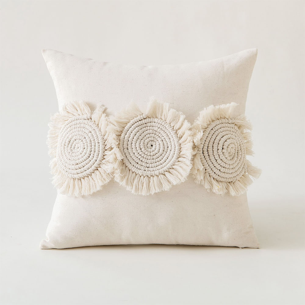 Boho Tassels Tufted Cushion Cover