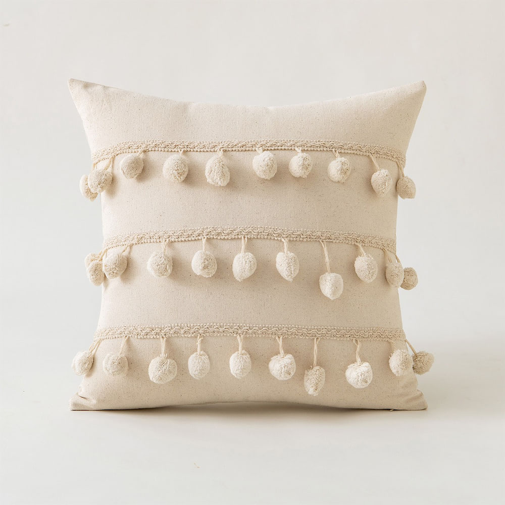 Boho Tassels Tufted Cushion Cover