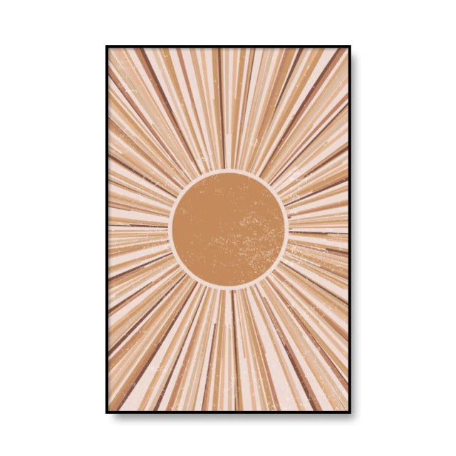 Boho Abstraction Canvas Posters