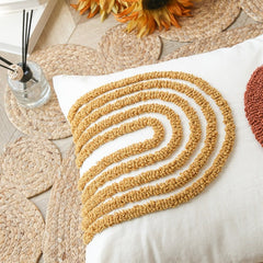 Boho Tufted Arcs Cushion Cover