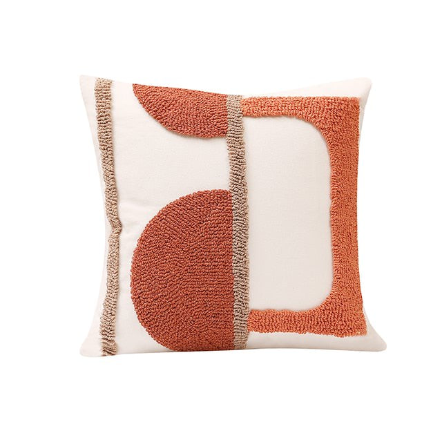 Boho Tufted Arcs Cushion Cover