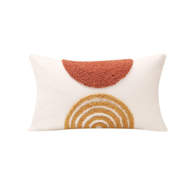 Boho Tufted Arcs Cushion Cover