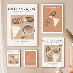 Bread and Coffee Canvas Posters