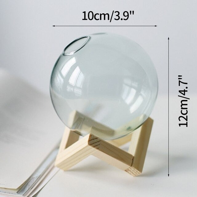 Mini vase à bulles en verre