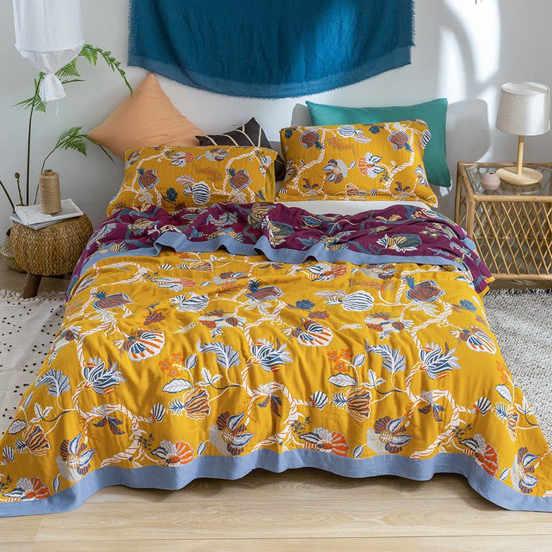 Comfy Reversible Quilt Pattern Cotton Quilt