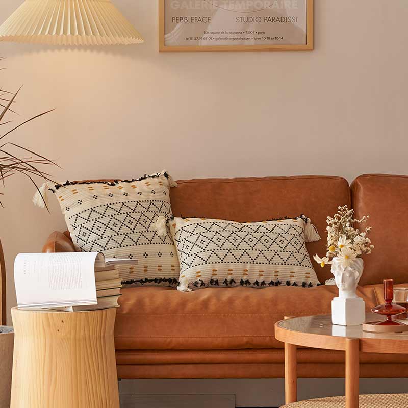 Bohemian Pillowcase Cushion Cover with Tassels