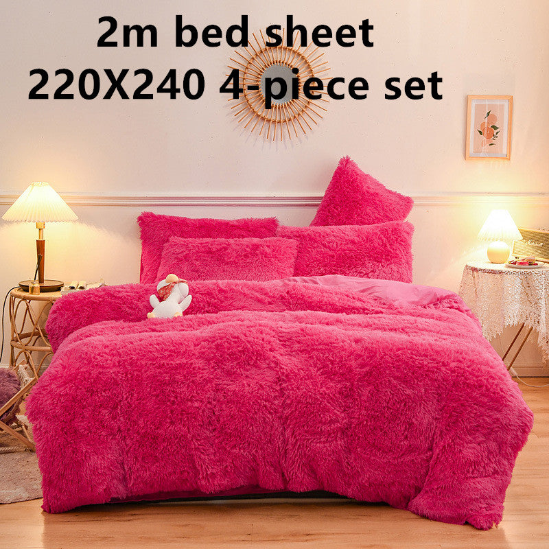 Mink Velvet Crystal Bedding Set by LuxuryLifeWay