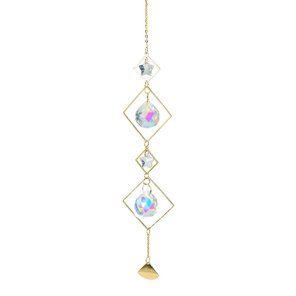 Star Chain Celestial Crystal Suncatcher