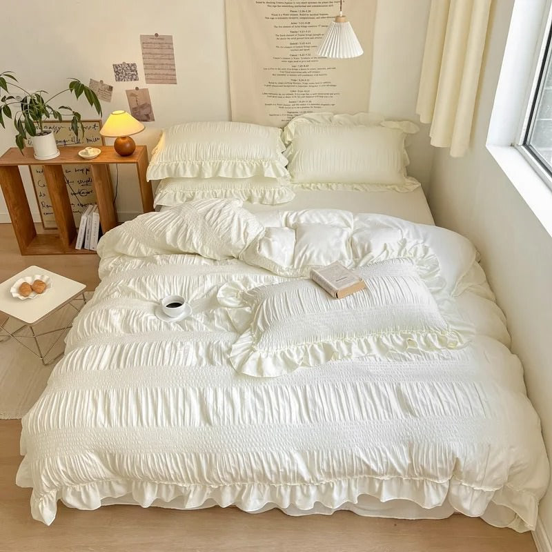 Chic Girl Ruffle Bedding Set