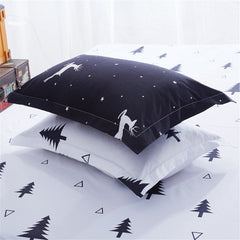 Christmas Trees and Deers Bedding Set