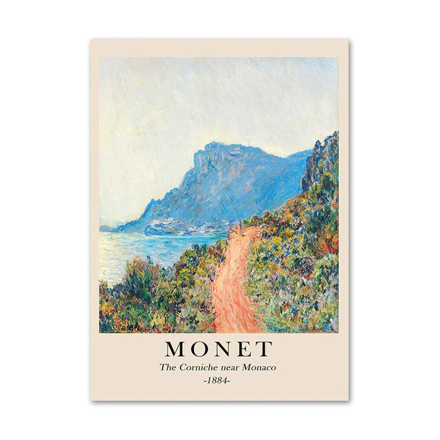 Monet Scenery Art Canvas Posters