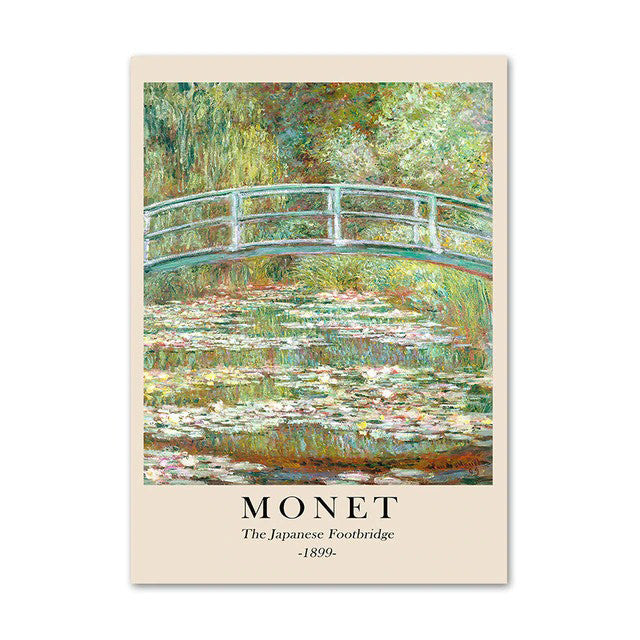 Monet Scenery Art Canvas Posters