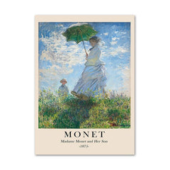 Monet Scenery Art Canvas Posters