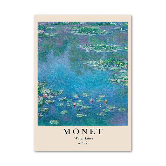 Monet Scenery Art Canvas Posters