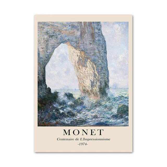 Monet Scenery Art Canvas Posters