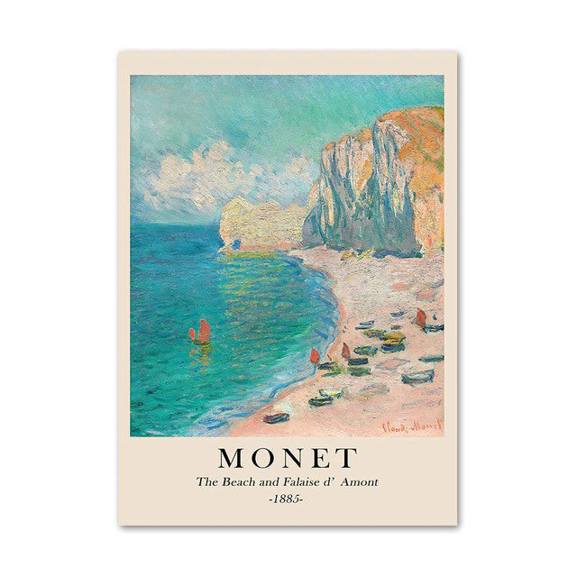 Monet Scenery Art Canvas Posters