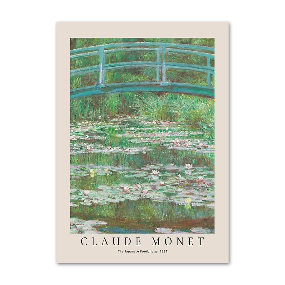 Monet Impressionist Art Canvas Posters