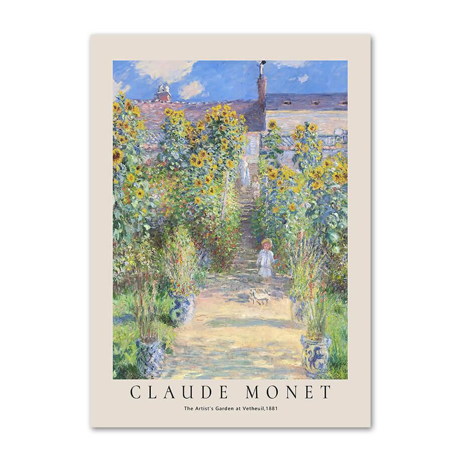 Monet Impressionist Art Canvas Posters