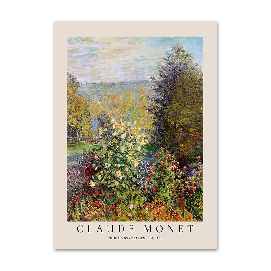 Monet Impressionist Art Canvas Posters