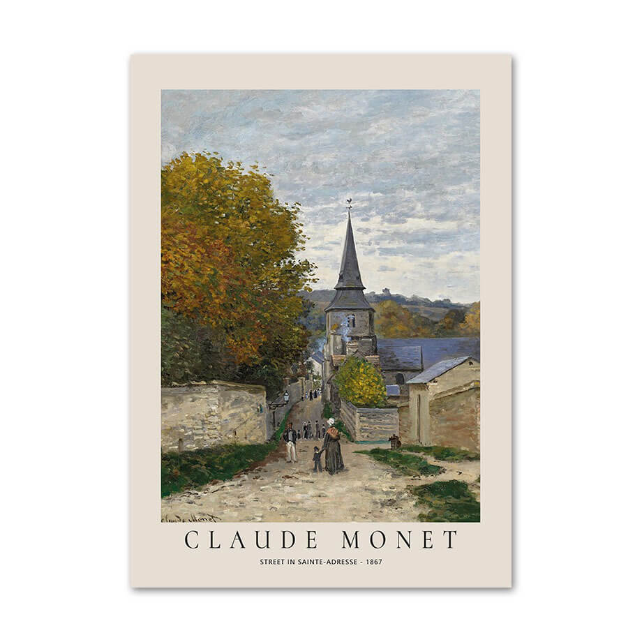 Monet Impressionist Art Canvas Posters