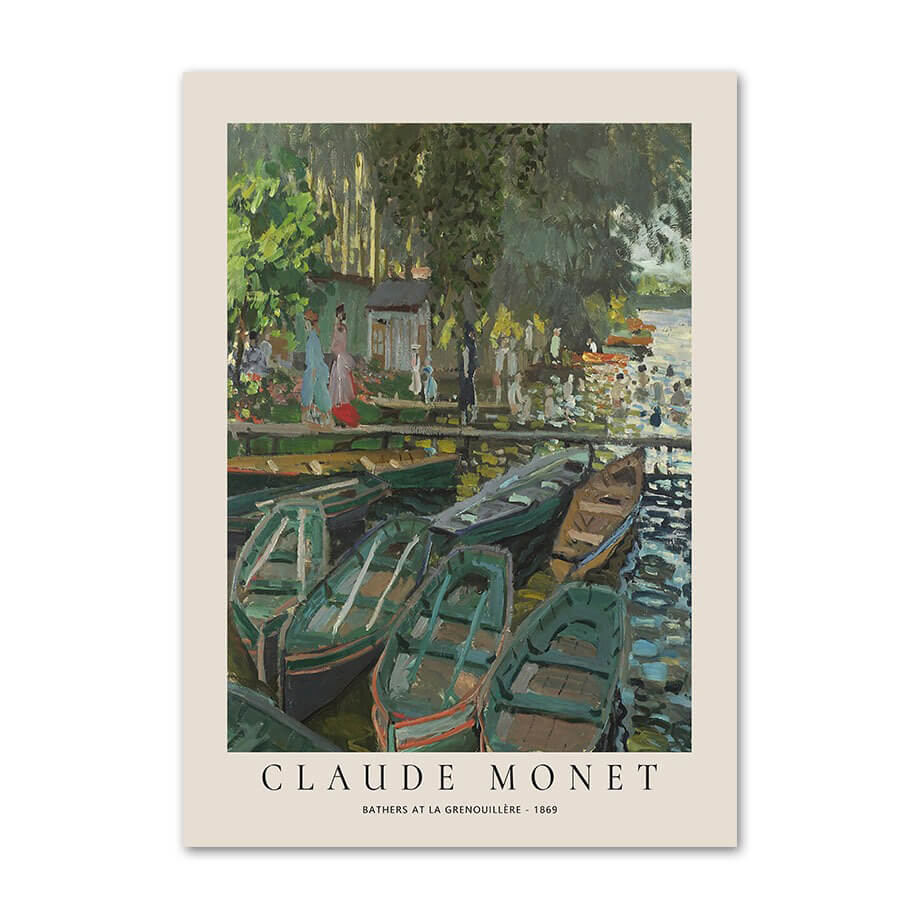 Monet Impressionist Art Canvas Posters