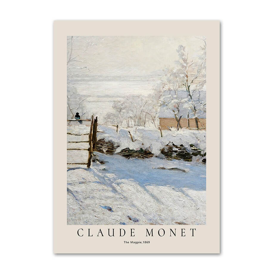 Monet Impressionist Art Canvas Posters