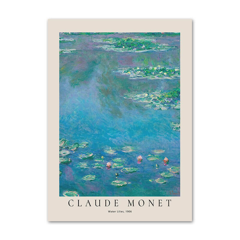 Monet Impressionist Art Canvas Posters