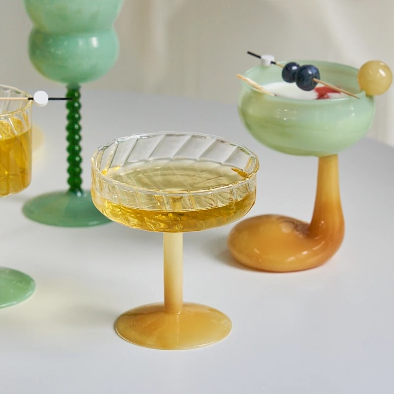 Vintage French Cocktail Glass