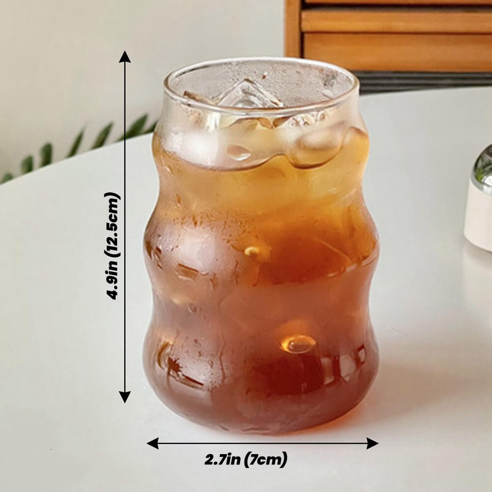 Cold Coffee Retro Glass Cup