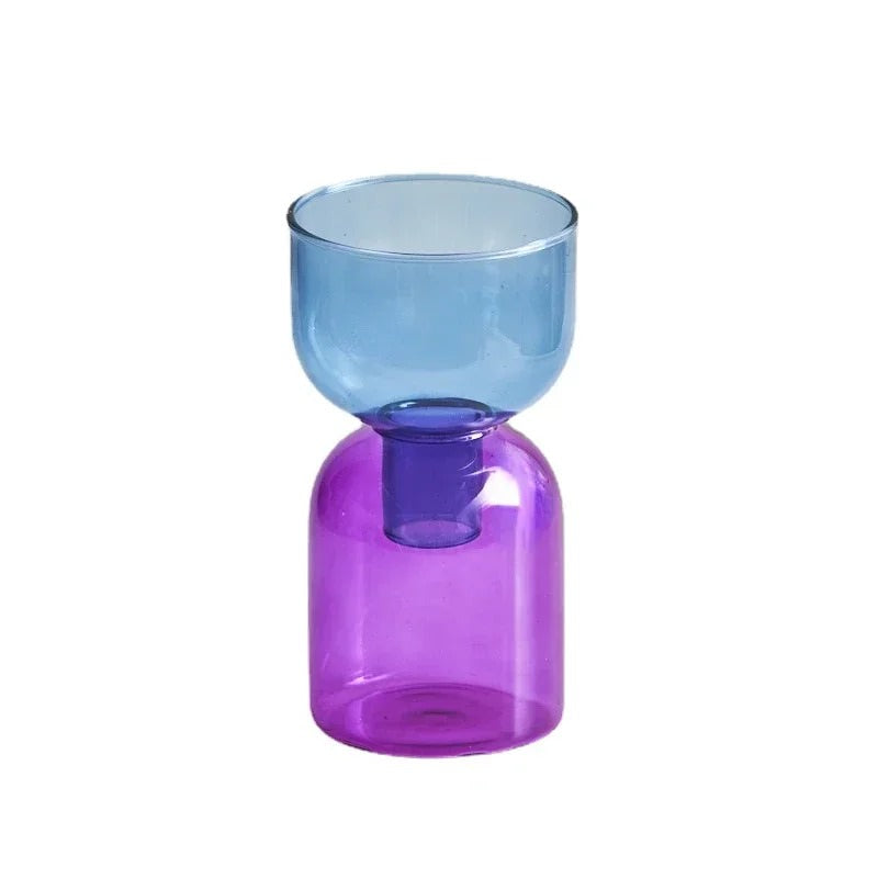 Double Color Glass Vase