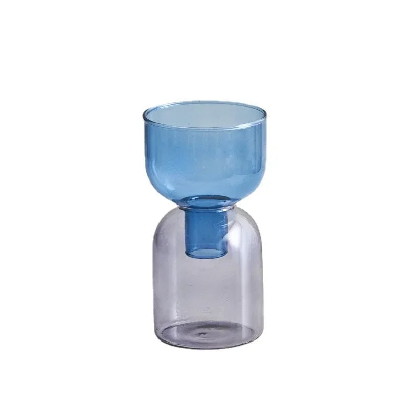 Double Color Glass Vase