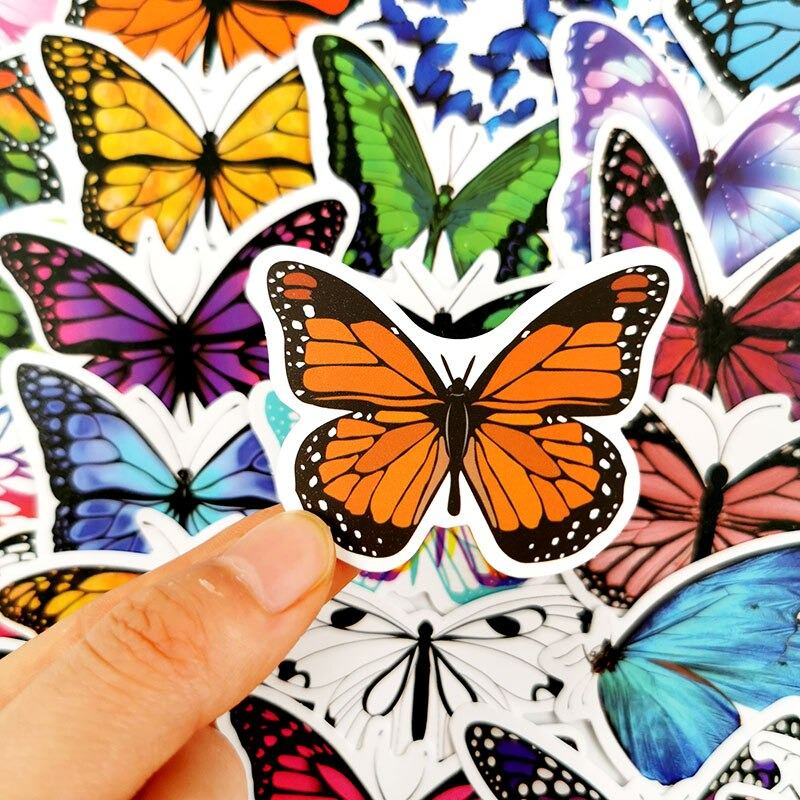 Butterfly Sticker For Color Color Butterflies Sticker Pack โ Oitoy