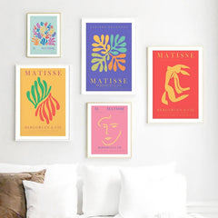 Matisse Colorful Gallery Wall Canvas Posters