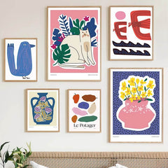 Southern France Collages Canvas Posters
