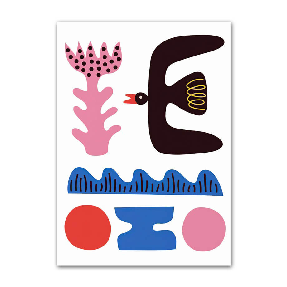 Southern France Collages Canvas Posters