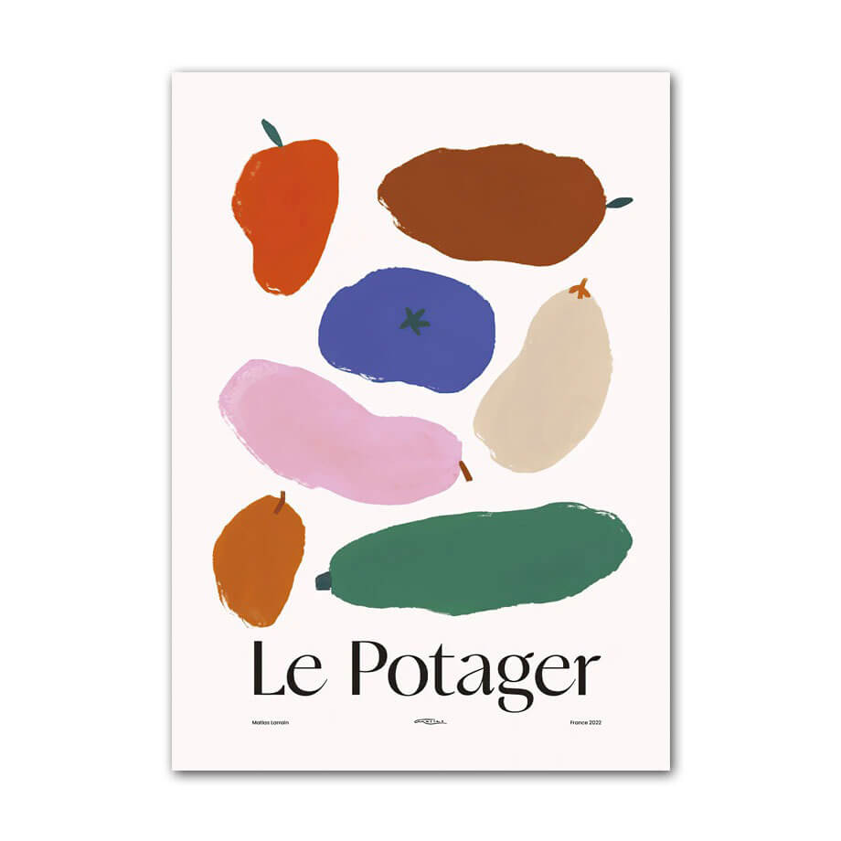 Southern France Collages Canvas Posters