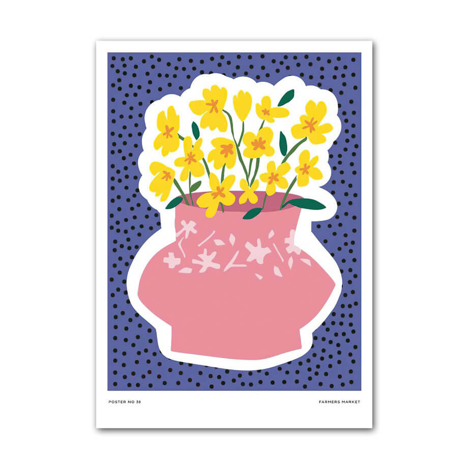 Southern France Collages Canvas Posters