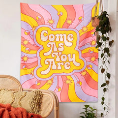 Come as You Are Hippie Tapestry