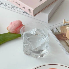 Coquette Aesthetic Crumpled Glass