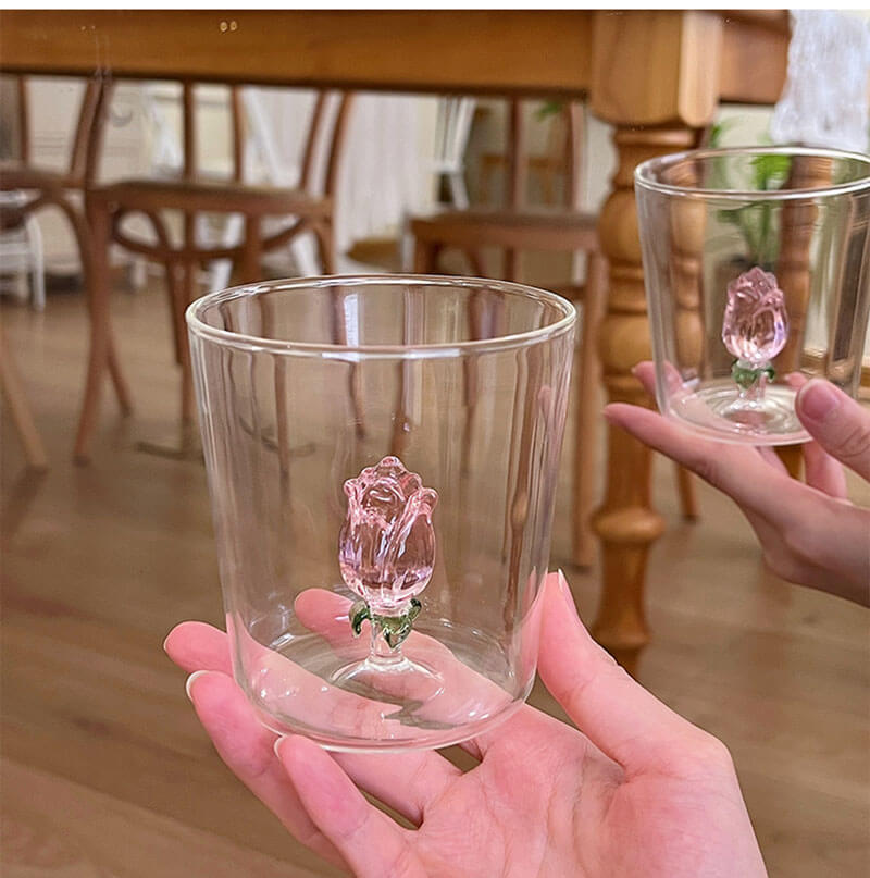 The Rosebud Glass Cup