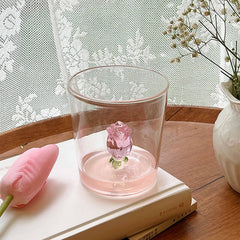 The Rosebud Glass Cup