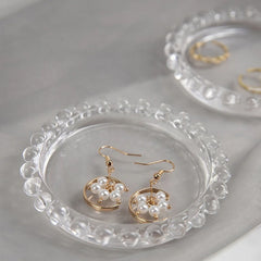 Coquette Aesthetic Glass Jewelry Tray