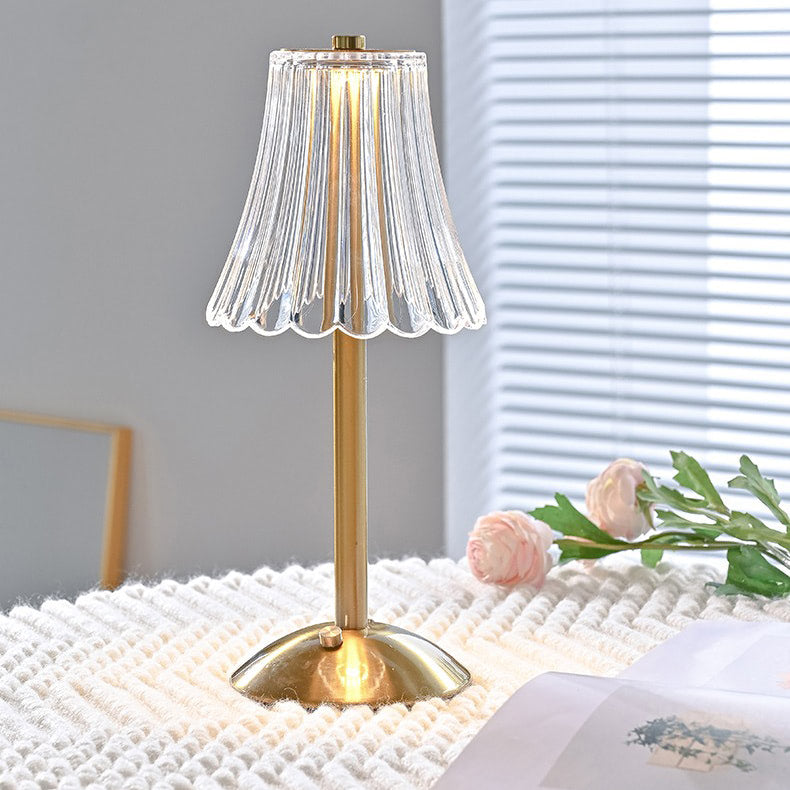 Coquette Brass Mini Table Lamp