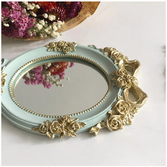 Miroir à main vintage rococo