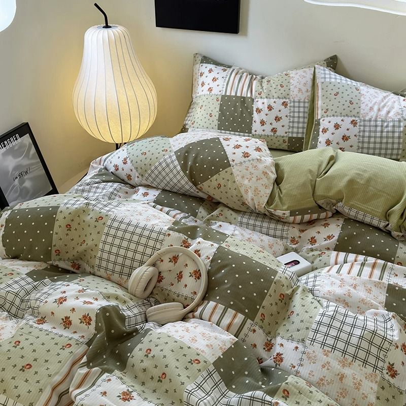 Vintage Patches Cottagecore Bedding Set