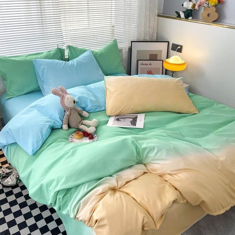 Cotton Candy Pastel Gradients Bedding Set